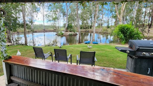 Hidden Camp at Pie Creek, near Gympie.