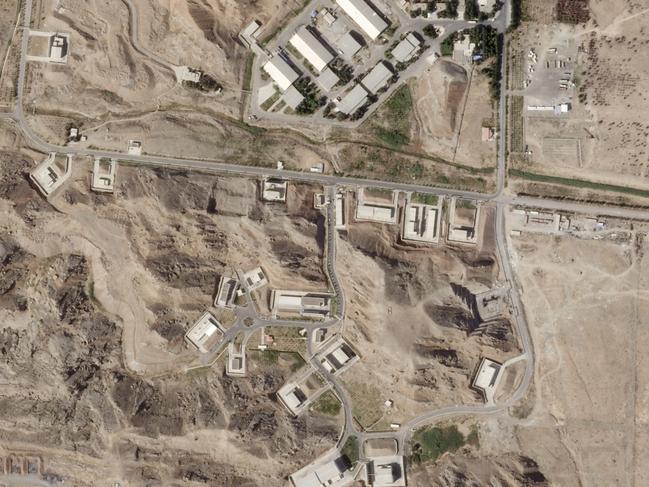 This satellite photo from Planet Labs PBC shows at Iran's Parchin military base outside of Tehran, Iran, Sept. 9, 2024. An Israeli attack on Iran damaged facilities at a secretive military base southeast of the Iranian capital that experts in the past have linked to Tehran's onetime nuclear weapons program and at another base tied to its ballistic missile program, satellite photos analyzed Sunday, Oct. 27, 2024, by The Associated Press show. (Planet Labs PBC via AP)