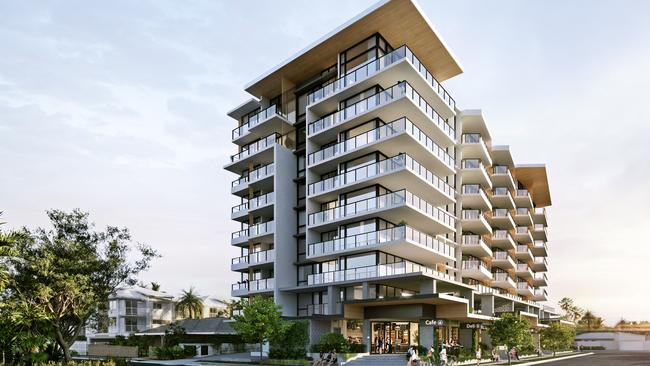 Artist impression of the proposed $50m Palm Gardens development which Cru Collective had gained approval for.