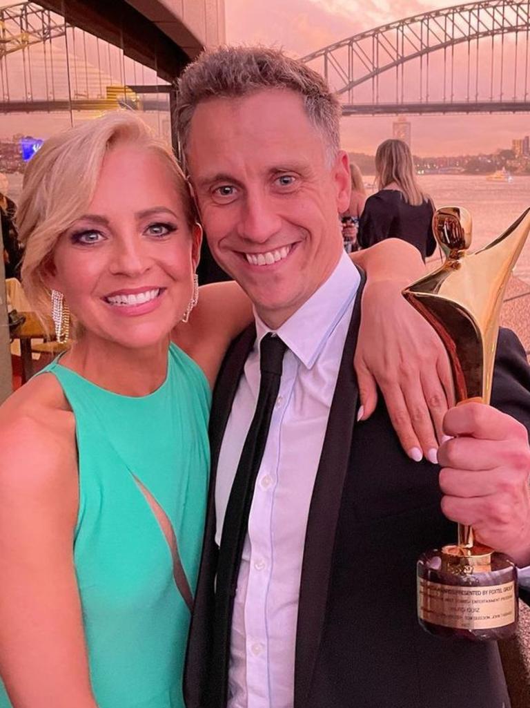 Carrie Bickmore and Chris Walker have been together for a decade. Picture: Instagram