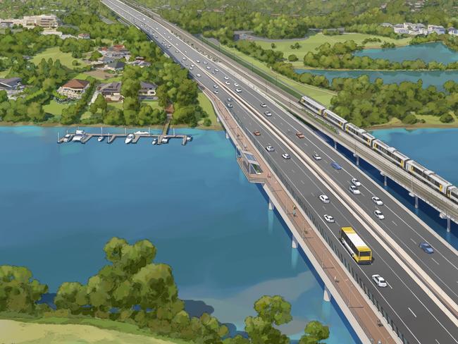 New detailed artist impressions of the Coomera Connector