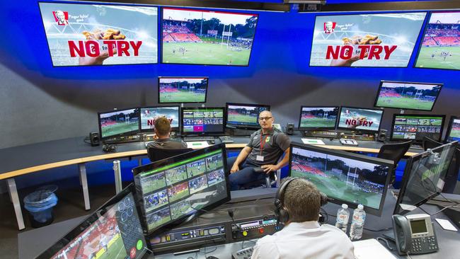 All those screens and they still can’t get it right. (NRL Photos.)