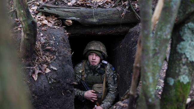 An Australian has been confirmed dead in Ukraine, with reports suggesting the man was killed during heavy fighting against Russian forces. Picture: Anatolii Stepanov / AFP