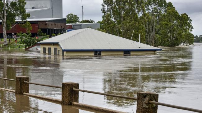 The Maryborough Sailing Club has been inundated. Picture: John Wilson