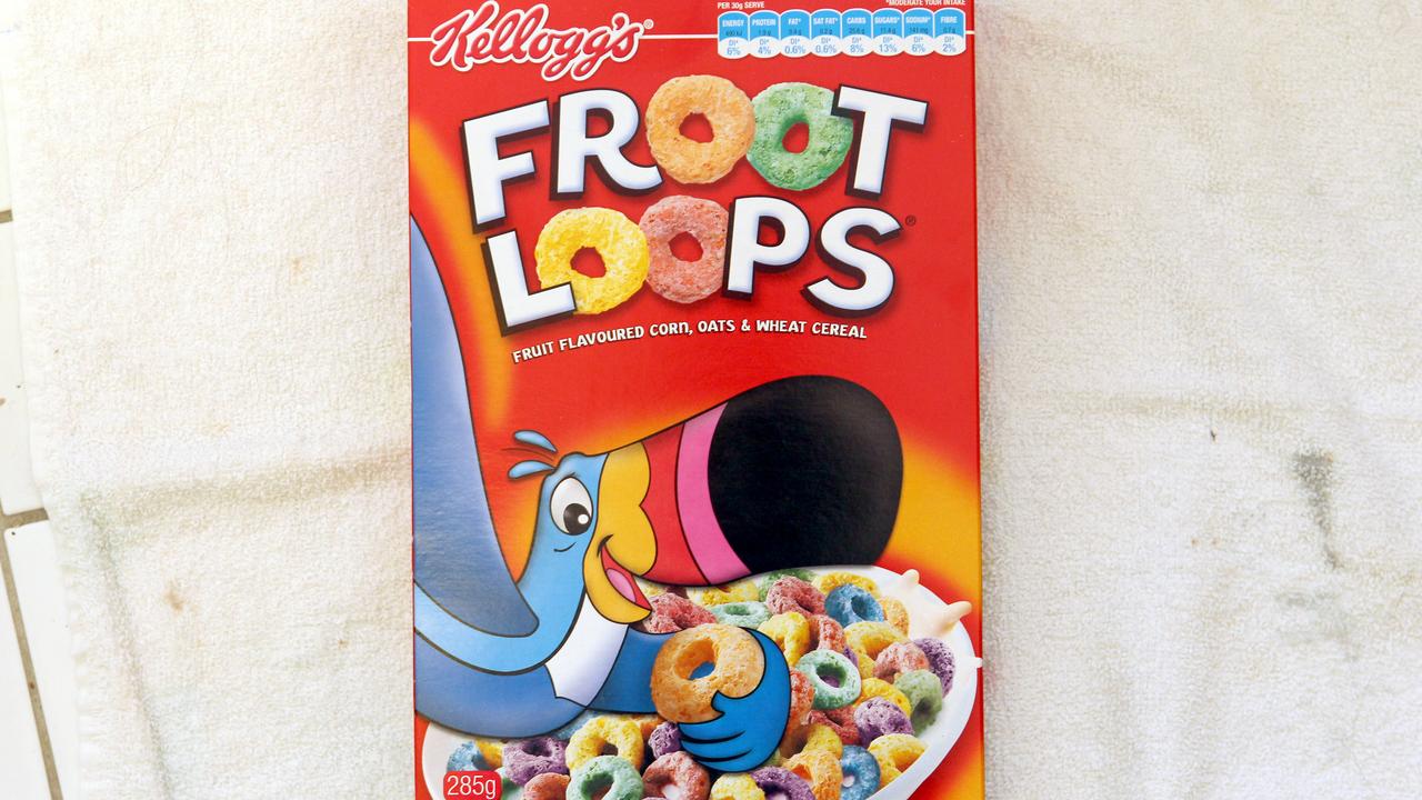 Toucan Sam could be axxed from Froot Loops boxes.