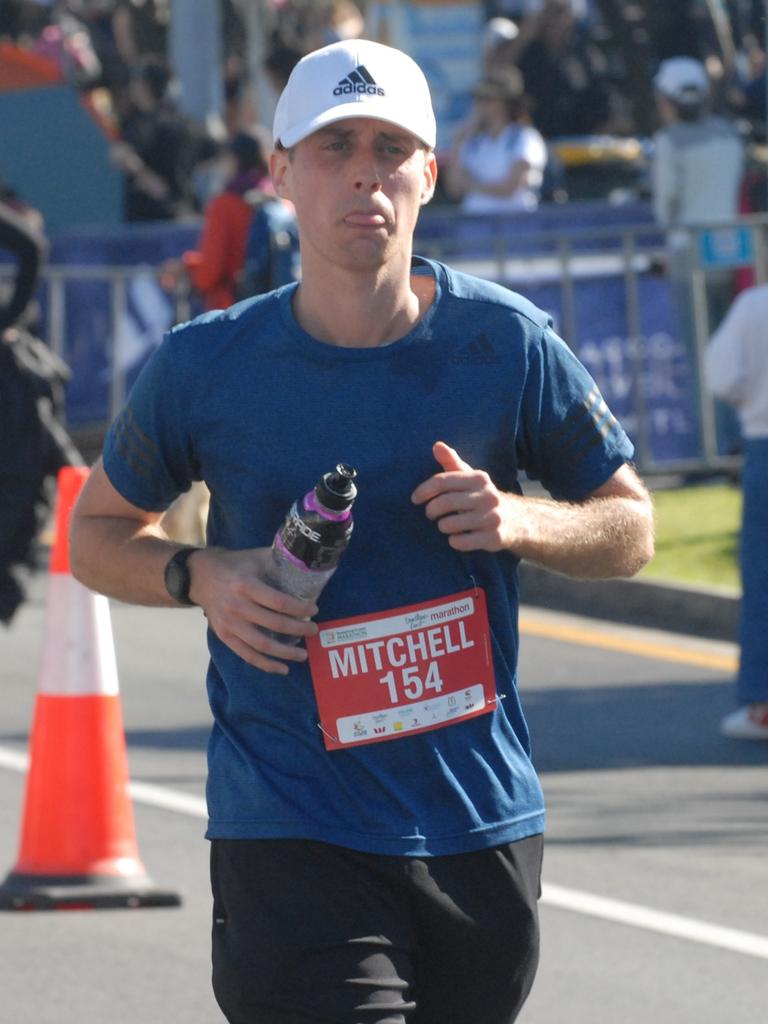 Mitchell Shields at the 2022 Sunshine Coast Marathon and Community Run Festival.