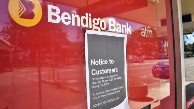 Bendigo Bank has ordered staff back to the office two days per week. Picture: Cameron Bates