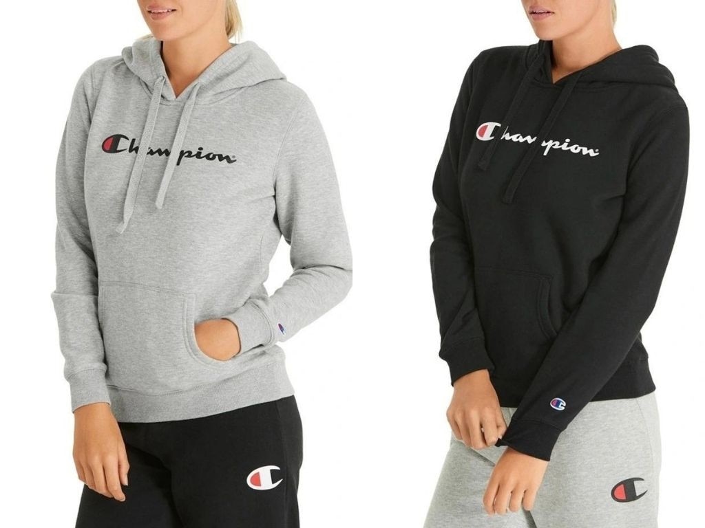 This Champion hoodie comes in a bunch of different colours.