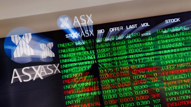 SYDNEY, AUSTRALIA - NewsWire Photos, October 29 2024. GENERIC. Stocks. Finance. Economy. Stock price ticker of the Australian Stock Exchange, ASX, at their offices on Bridge Street. Picture: NewsWire / Max Mason-Hubers