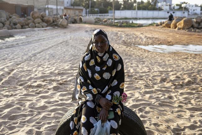 Fatou Fall's husband died in a migrant boat after leaving Senegal