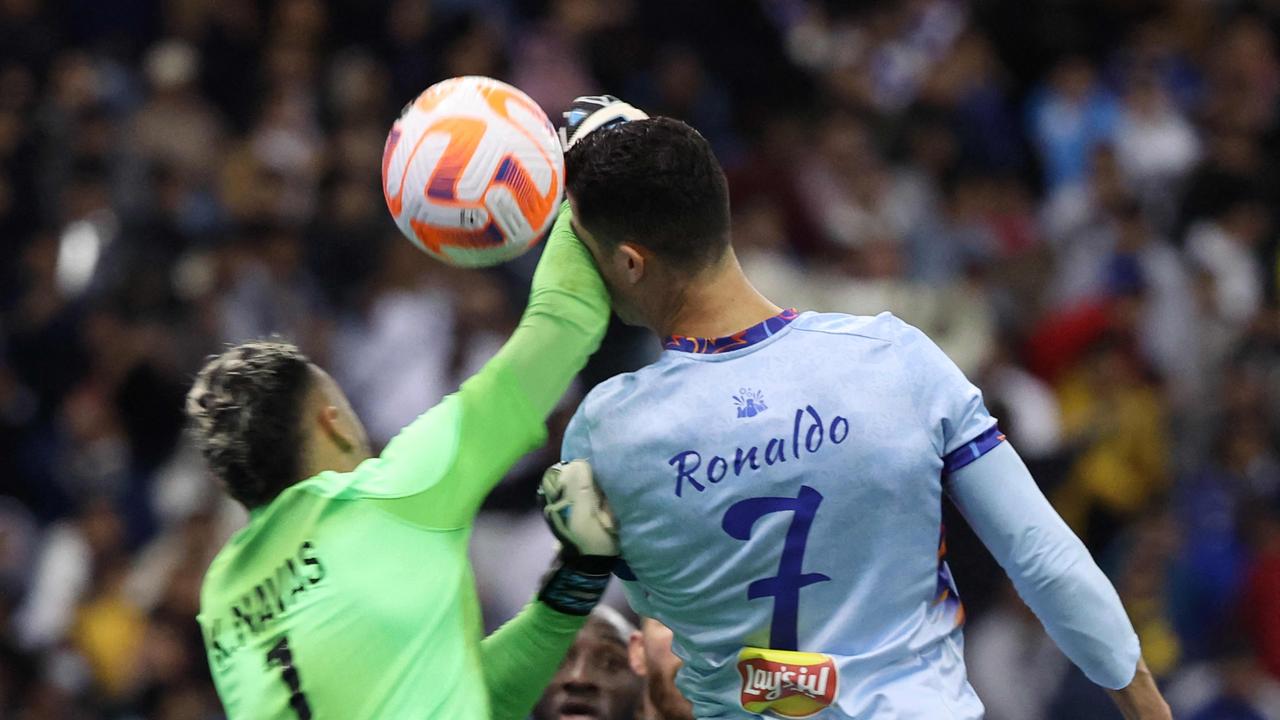Cristiano Ronaldo punched in face in blockbuster Paris SaintGermain