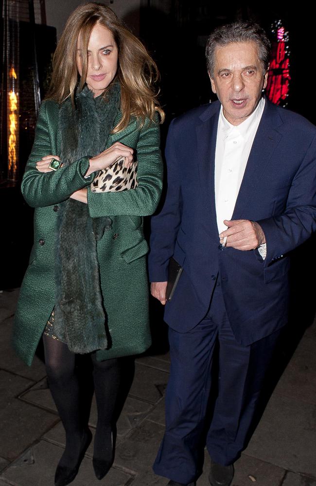 Trinny Woodall now: Grieving her first husband.