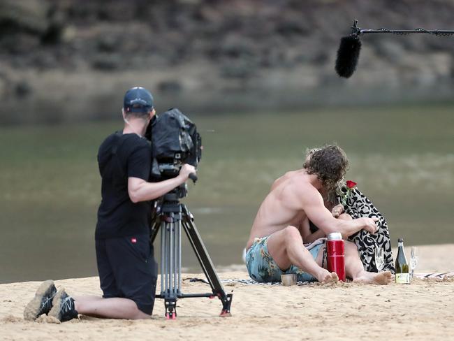 Nick ‘Honey Badger’ Cummins’ first date as The Bachelor. Picture: Diimex