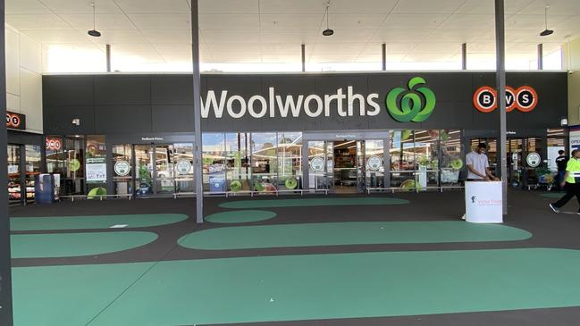 Woolworths at Town Square Shopping Centre, where the incident is alleged to have happened.