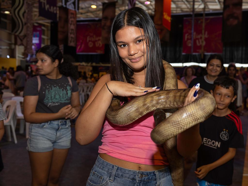 Angelina Bhattarai at the Festival of Us, held at the Marrara Indoor Stadium on Australia Day, January 26, 2025. Picture: Pema Tamang Pakhrin