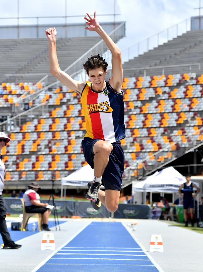 The Queensland All Schools track and field championships at QSAC. Saturday November 2, 2024. Picture, John Gass