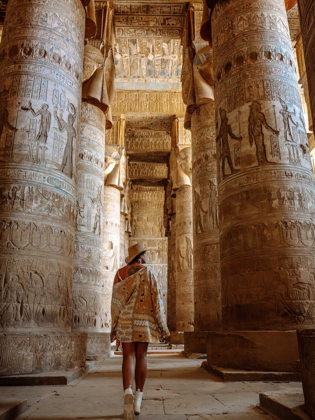 Dendera temple in Qena.