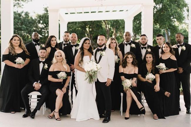 Image credit: Instagram/pmdeleon22Selena GomezDays prior to celebrating her 26th birthday, singer and actress Selena Gomez walked down the aisle as maid of honour for her cousin Priscilla DeLeon. This comes just weeks after Gomez threw the family member and close friend a bachelorette party at Four Seasons in Punta Mita, Mexico. For the Dallas-based wedding, Gomez wore a black off-the-shoulder gown, and gave a heartwarming speech at the reception dinner. “You taught me to be strong for anything in life that happens,” said the star, per Billboard. “I'm so happy I get to spend my life with you.”