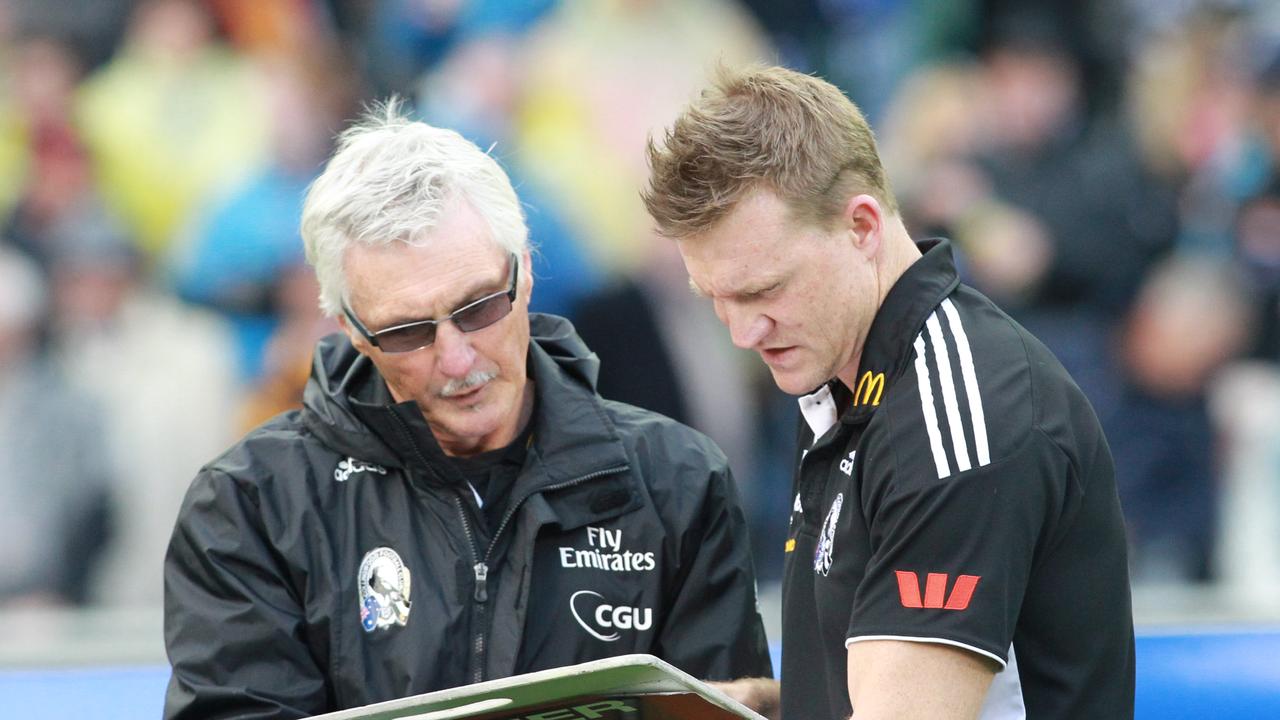 AFL Grand Final 2011 Geelong V Collingwood Mick Malthouse and Nathan Buckley