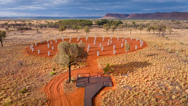 Munro’s Light-Towers by day at Discovery Resorts – Kings Canyon.