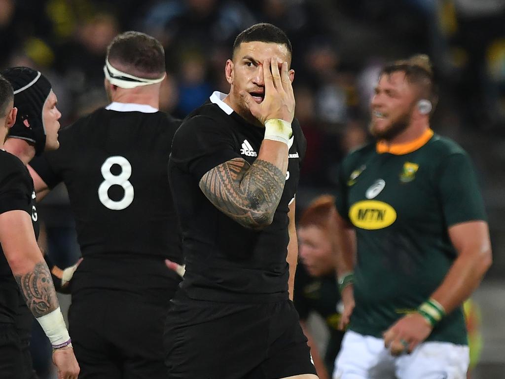 New Zealand's Sonny Bill Williams. (Photo by Marty MELVILLE / AFP)