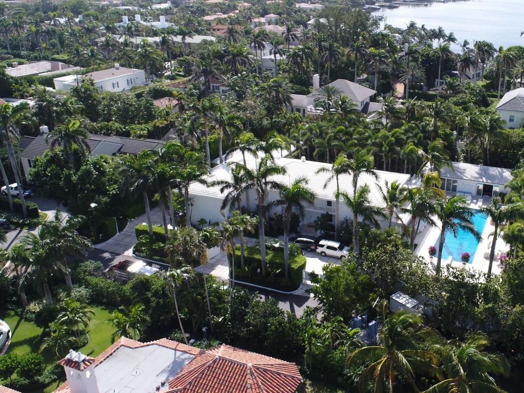 The home of Jeffrey Epstein has a large waterfront footprint in the Town of Palm Beach, not far from President Trump's Mar-a-Lago. Picture: Getty Images
