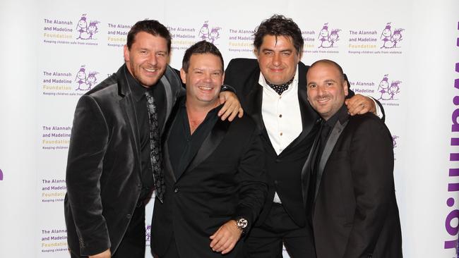 Band of brothers: Manu Feildel, Gary Mehigan, Matt Preston and George Calombaris.