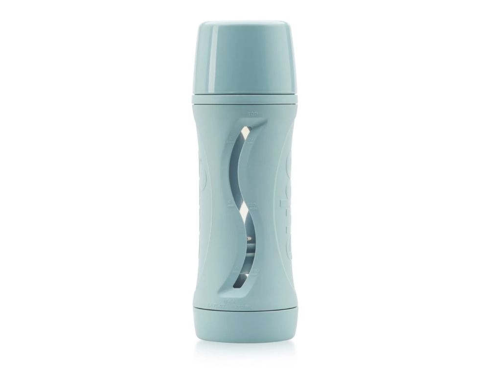 Steph’s three-year-old son Harvey is a big fan of the Subo Food Bottle. Picture: BabyBunting