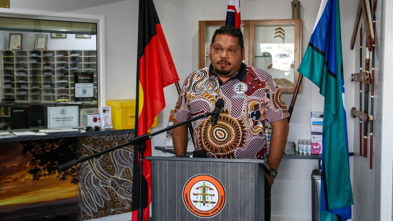 Cherbourg Aboriginal Shire councillor Leighton Costello. Picture: Holly Cormack