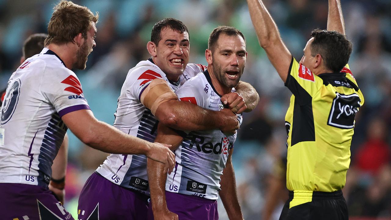 Cameron Smith and Dale Finucane headline the staggering turnover from the 2020 grand final. Picture: Cameron Spencer/Getty Images