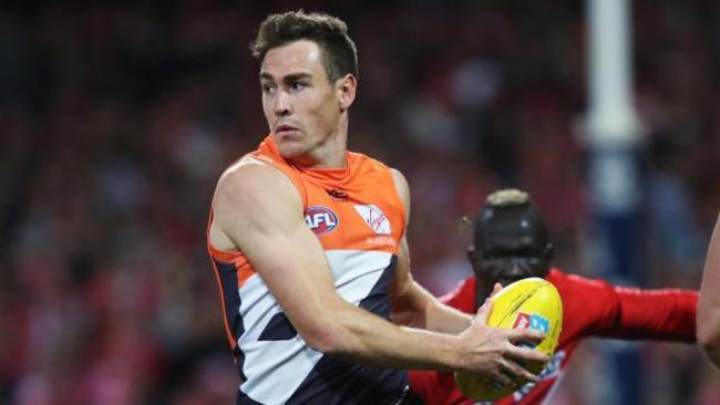 Jeremy Cameron would make an ideal replacement for Geelong's Tom Hawkins.