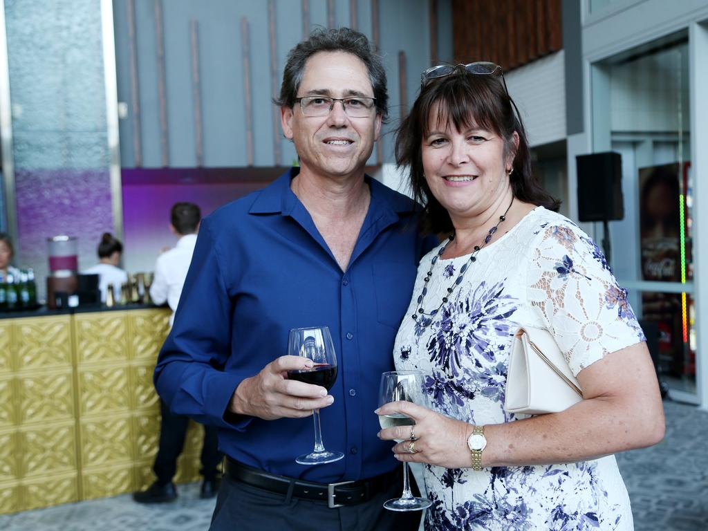 Crystalbrook's Bailey Hotel hosting its opening party in Cairns. Rob and Karen Bufi. PICTURE: STEWART MCLEAN