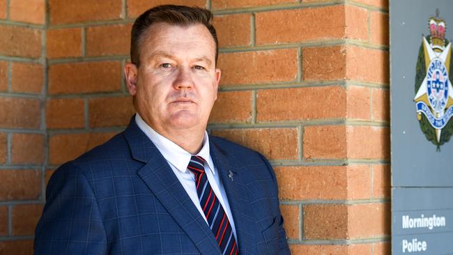 Veteran police officer Michael Lamb has faced court over a sex charge. Picture: Penny Stephens