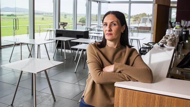 Rathbone Wine Group food and beverage director Rachael Scicluna at the restaurant at Yering Station in the Yarra Valley. Picture: Aaron Francis