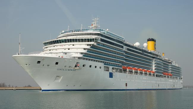 The cruise ship Costa Luminosa