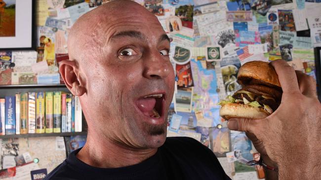 Tavis Gorman owner of Burger Trip in Broadbeach. Photo: Steve Holland