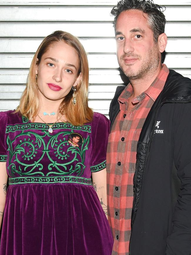 Jemima Kirke and Mike Mosberg in May 2016. Picture: Splash