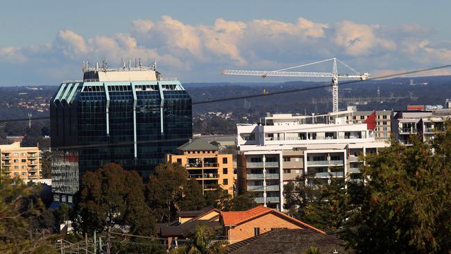 Bankstown is set for a massive increase in high-rise with the introduction of the Sydenham to Bankstown urban renewal plan. Picture: Timothy Clapin