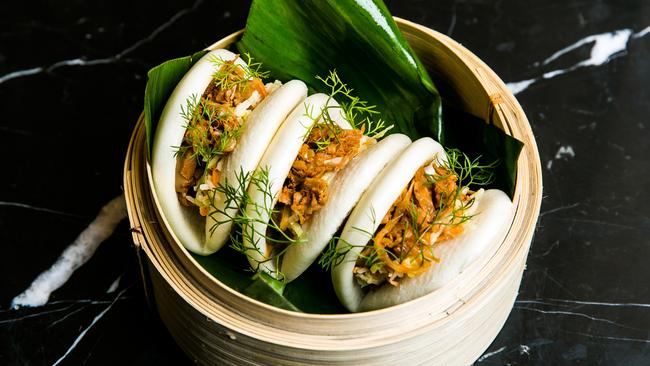 Bao buns at Alibi Bar &amp; Kitchen. Picture: Supplied