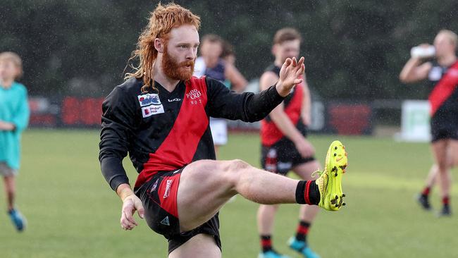 Michael Edwards in action for Riddell. Picture: George Sal