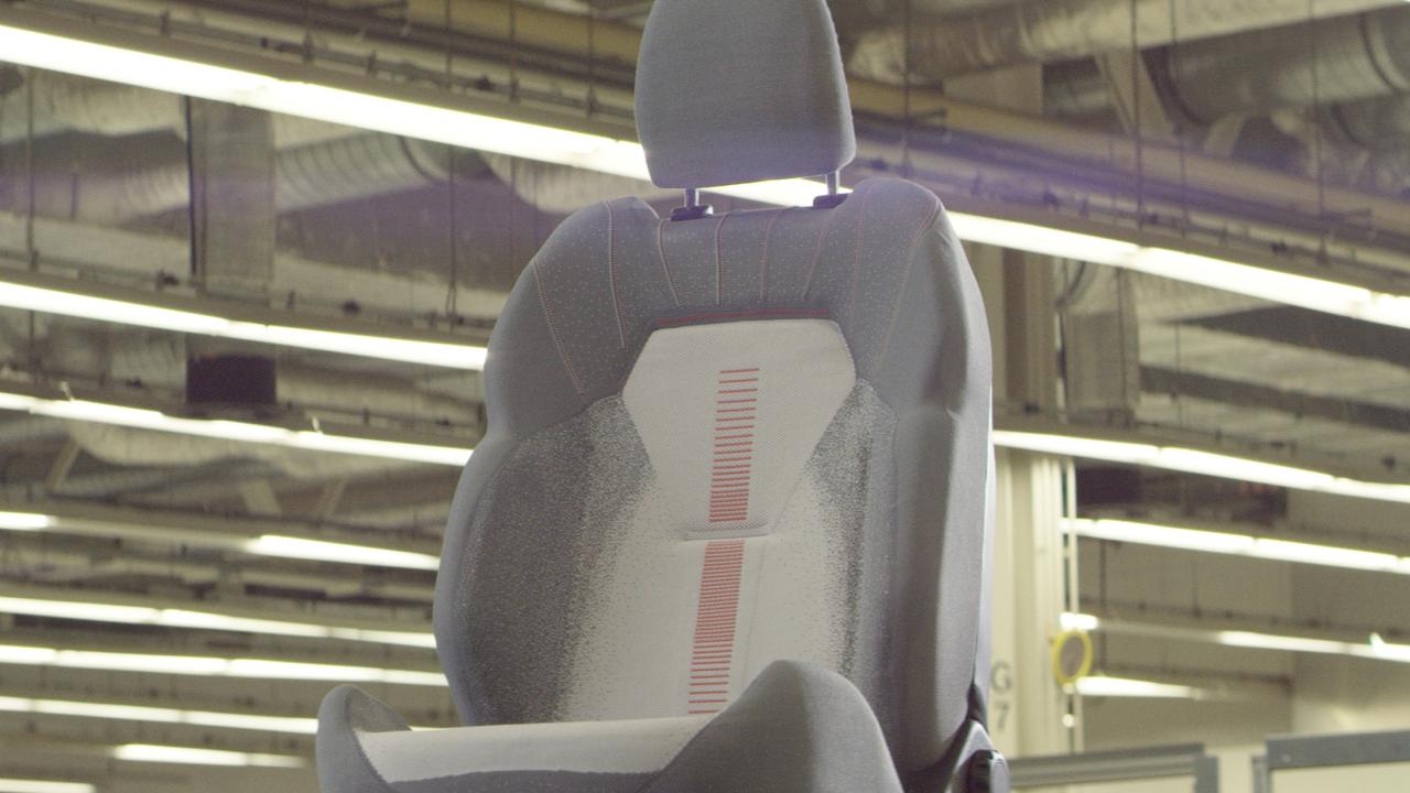 Ford is experimenting with premium materials including 3D knitting for next-gen seats.