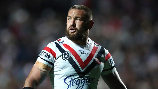 Roosters enforcer Jared Waerea-Hargreaves has confirmed the 2024 season will be his last in the NRL. Picture: Jason McCawley/Getty Images