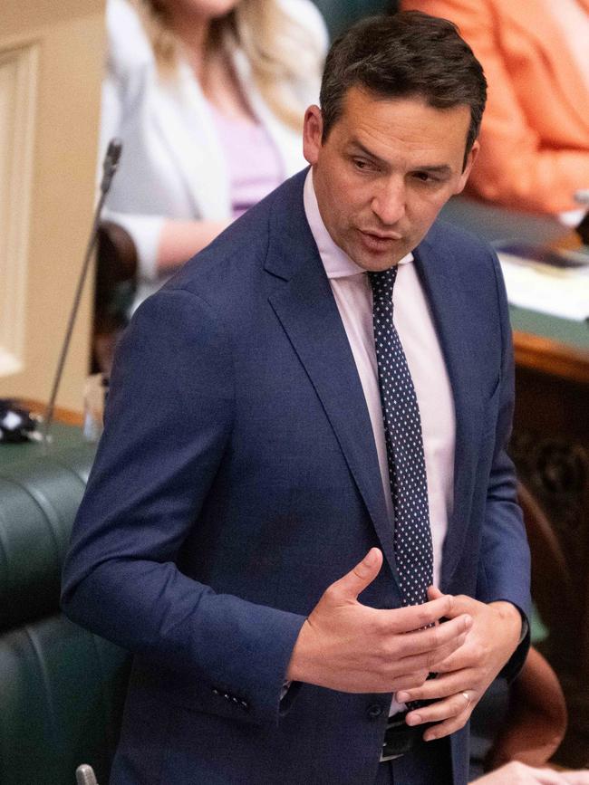 Education Minister Blair Boyer in the SA Parliament. Picture: NCA NewsWire / Morgan Sette