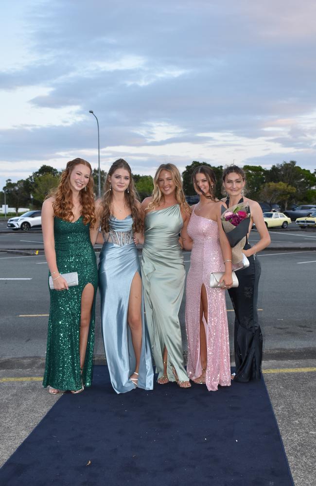 Students at the 2024 Chancellor State College formal.