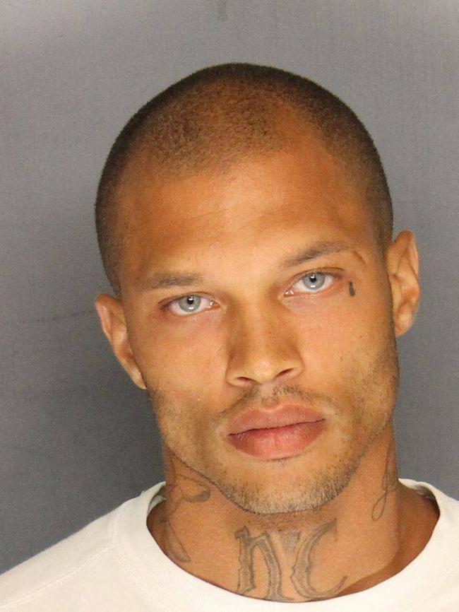 Jeremy Meeks became an internet sensation after his mug shot was released after being arrested on weapon charges.