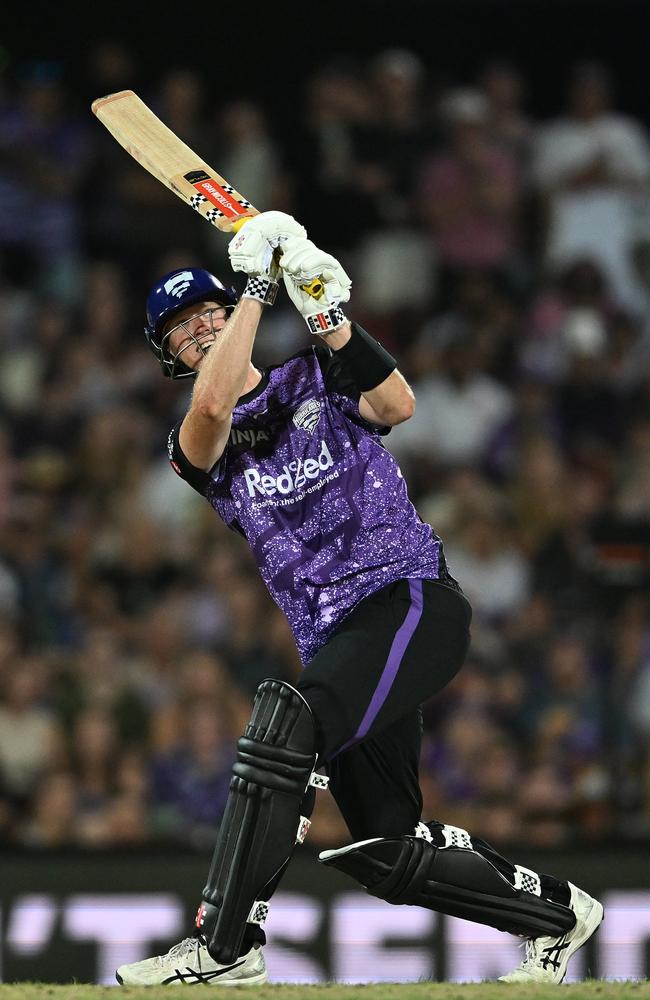 Mitch Owen was the star of the BBL14 final where the Hobart Hurricanes won their maiden title. Picture: Steve Bell/Getty Images