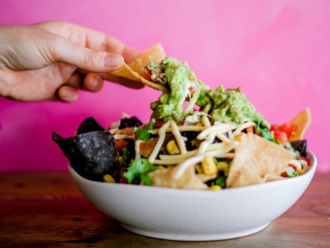 Dishes at Goodness Gracias still come with "meat","cheese" and "sour cream", however it's all plant-based. Photo: Kaitlin Maree Photography