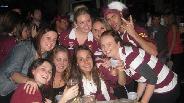 From face paint to footy chants — it’s all in a Caxton Hotel State of Origin flashback photo gallery (2010–present).