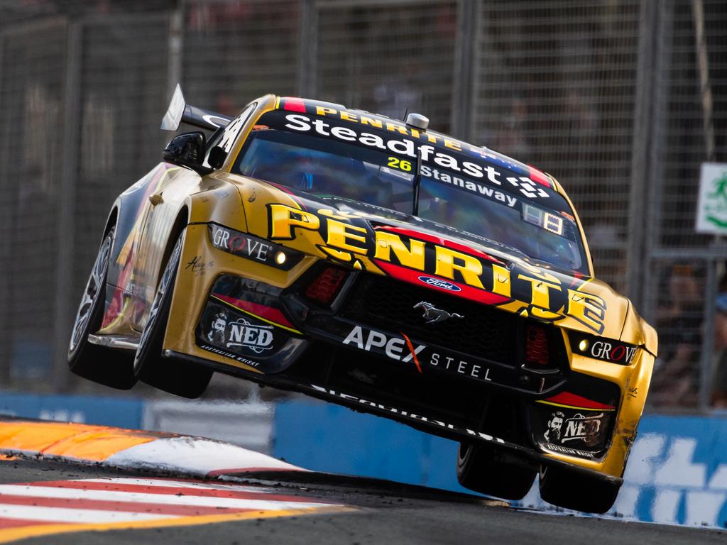 Richie Stanaway during the race at Surfers Paradise. Picture: Getty Images