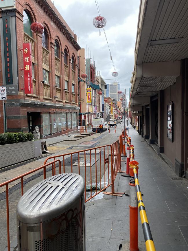 Little Bourke St, September 2021.